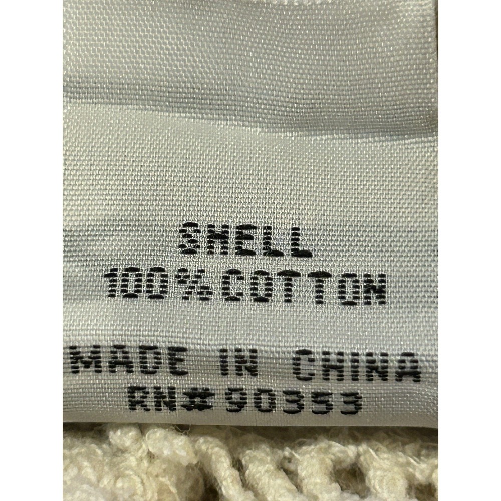 Rebellion Again Crochet - Women's Small Top Sleeveless Shirt Festival Boho Cream - Picture 12 of 14